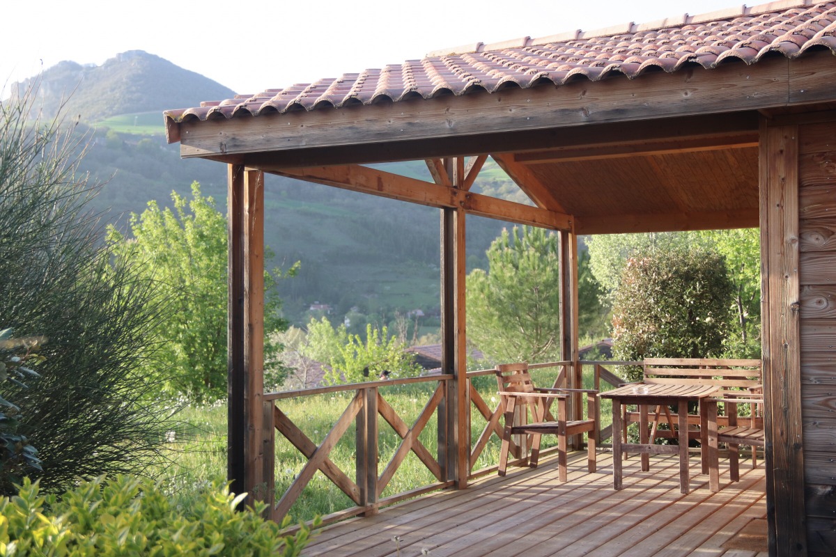 chalet en bois domaine de Saint-Estève